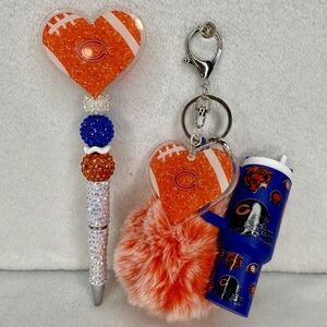 Chicago Bears Keychain & Pen Set
